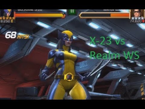 Marvel contest of champions 5* Rank 3 X-23 vs Realm Of Legends Winter Soldier!!