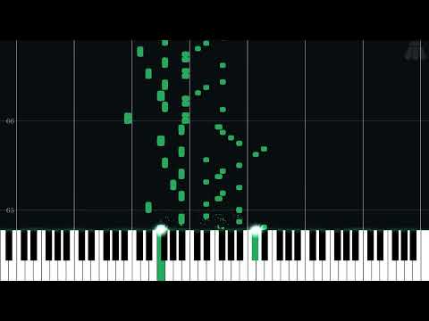Bad Apple!! - Touhou 4: Lotus Land Story - Intermediate Piano Tutorial