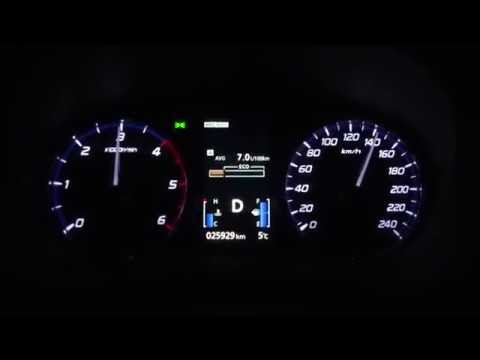 2016 Mitsubishi Outlander 2.2 DID 150hp 4WD Acceleration Test 0-100 km/h 0-140