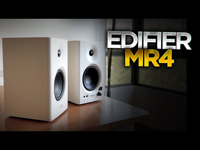 Vídeo relacionado con Edifier MR4 Monitor de Estudio Compacto 2.0 (42 W) con Amplificador de Clase D y Dos Modos de Sonido seleccionables, Blanco