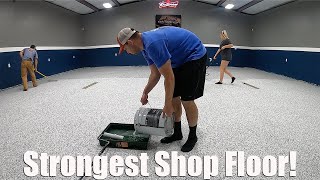 Professional Epoxy That You Can Do Yourself!! My Dream Shop Flooring Is Done!