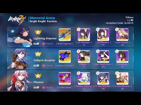 [Hi3 SEA] (MA Exalted) LE/HF/PX vs BKE 30453/36544