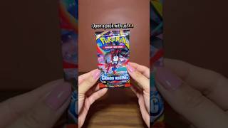 Open a pack with usssss! 🥰#chaosrising #pokemon #fyp #pokemontcg #cardsandcafecito