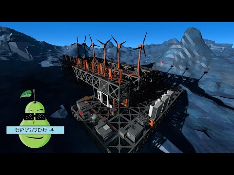 Stationeers on Europa: Episode 4: Big Wind Turbines/ Tomatoes!!