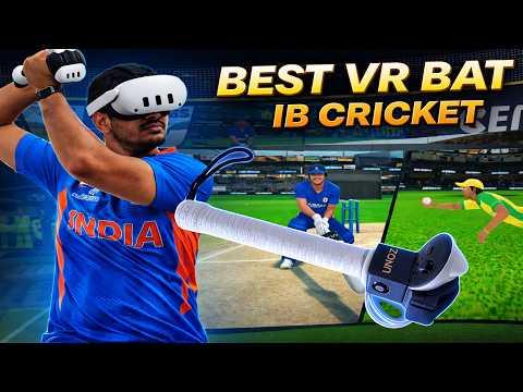 Found BEST VR BAT - UNOZ VR Pro in IB Cricket first time in 2026 Meta Quest 3 / 3s gameplay
