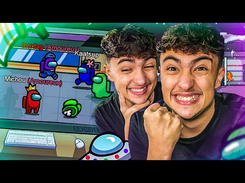 On fait une masterclass en amoureux avec Michou sur Among us! (Clique sur ma vidéo mdr)