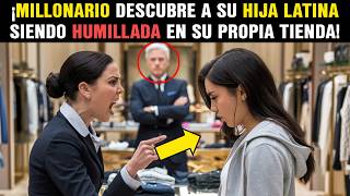 MILLONARIO DESCUBRE A SU HIJA ADOPTIVA LATINA SIENDO HUMILLADA EN SU PROPIA TIENDA!