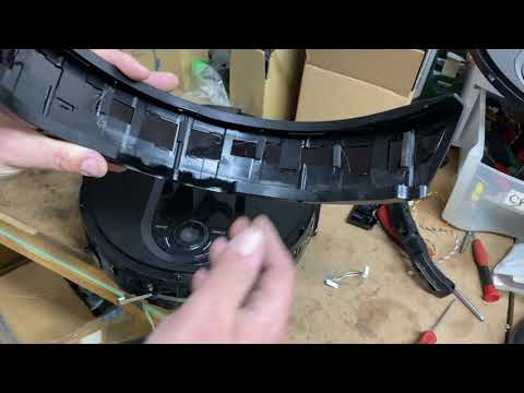 Repair and replace front bumper on robotic vacuum cleaner shark IQ 1000 series