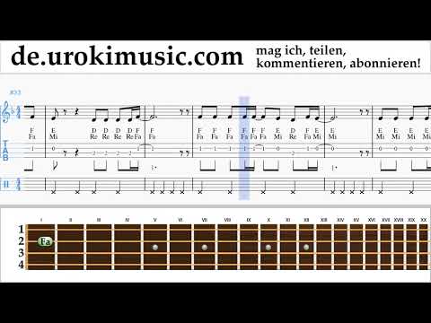 Ukulele Unterricht Imagine Dragons - Natural Noten Lernen um-ih995