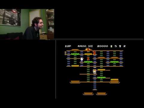 Let's Play Live Stream TEST Burgertime