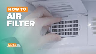 How to replace FreshFlow Air Filter AIR1 part # W10311524 on your Whirlpool Refrigerator
