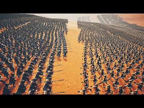 100,000 Human Army Vs Forces Of Undead | Epic Fantasy Battle Simulator | EFBS
