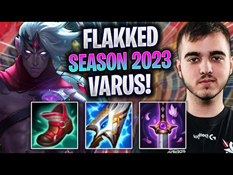 FLAKKED MODO SNIPER CON VARUS! - HRTS Flakked Juega Varus ADC vs Jhin! | Season 2023