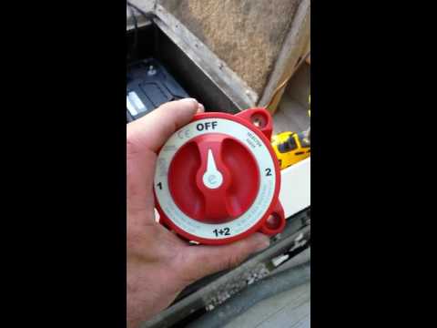 Blue sea system battery switch . Don't buy anything else
