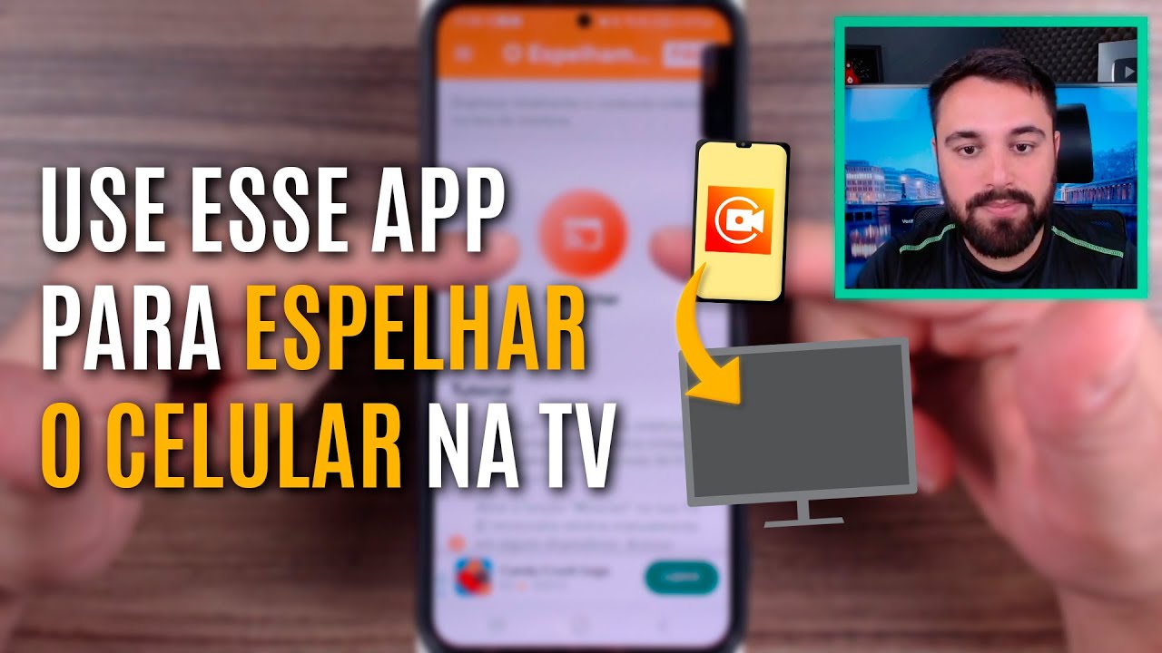 COMO ESPELHAR QUALQUER CELULAR ANDROID NA TELEVISÃO PELO APP