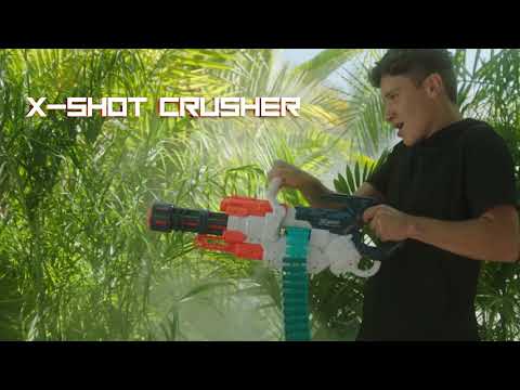 Lanzadores X SHOT TURBO FIRE y CRUSHER