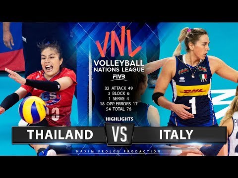 Italy vs. Thailand | Highlights | Women's VNL 2019