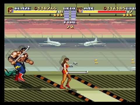Streets of Rage Remake v5.1 Never Back Down Mod Longplay Part 2 (Levels 5-6)