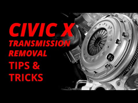 Civic X Transmission Removal Tips & Tricks; 10th gen 2016-21 Civic 1.5t EX-T & Si