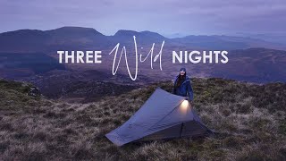 3 Nights Alone in the Wild! • A Mixed Weather Solo Camping & Hiking Adventure in Autumn