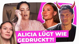 Reaktion Interview mit Krissi & Sanijel cringe? Alicia blendet uns alle?? WAS geht hier ab!? wtf