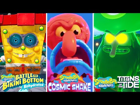SpongeBob SquarePants Trilogy - All Final Bosses