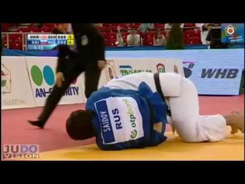 Judo European Championships Teams 2013: Men Final GEO - RUS: [+90kg] OKRUASHVILI - SAIDOV