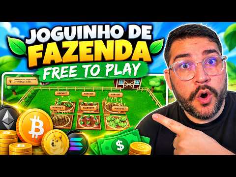 JOGO DE FAZENDINHA PAGANDO EM DOLAR | CRYPTO CROPS