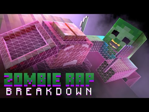 MINECRAFT ZOMBIE RAP | "I'm A Zombie" | BREAKDOWN (Minecraft Animation VFX Breakdown)