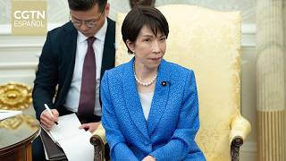 La primera ministra japonesa llega a Washington y sostendrá conversaciones con Donald Trump