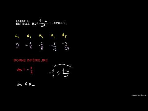 Une Suite est-elle Bornée ou Non Bornée ? 1