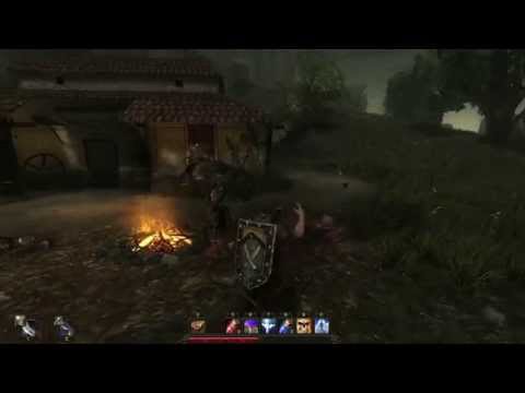 Risen fighting a AshBeast