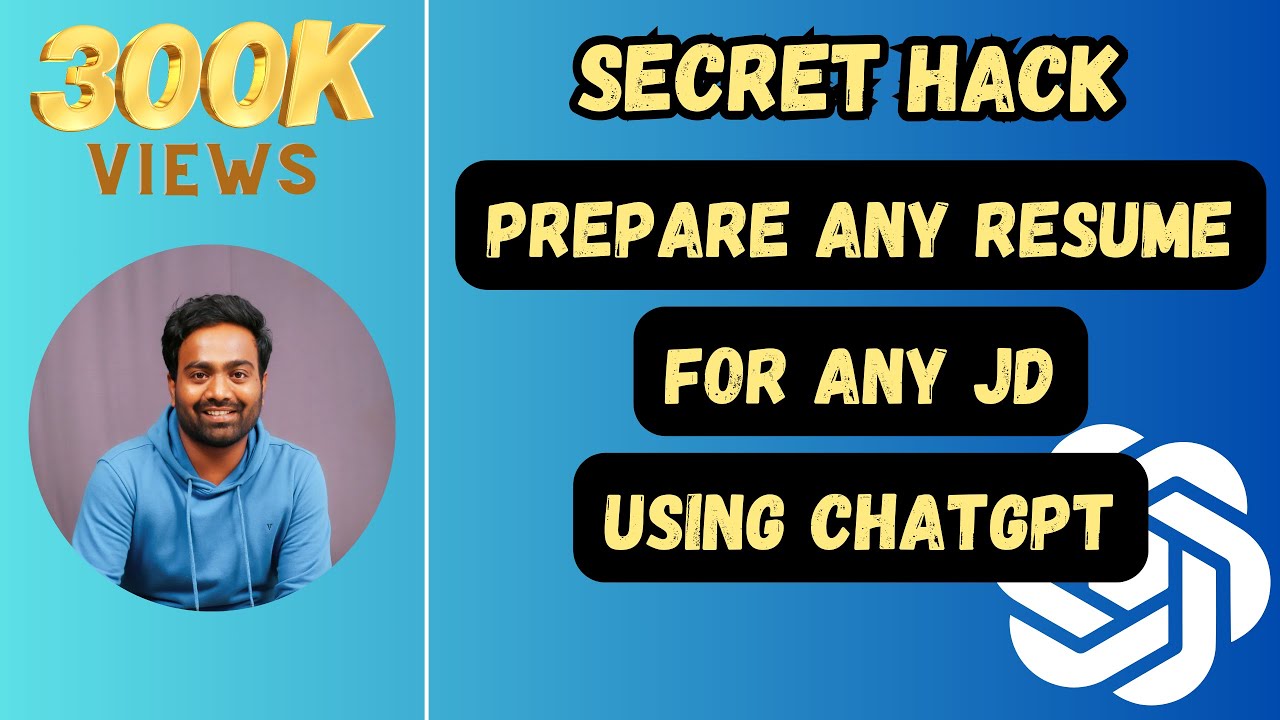 How to get your Resume Shortlisted | Create Resume in 15 mins for any Job Description | #prompting