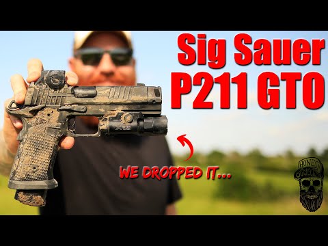 New Sig P211 GTO First Shots Drop Test and Mud Test