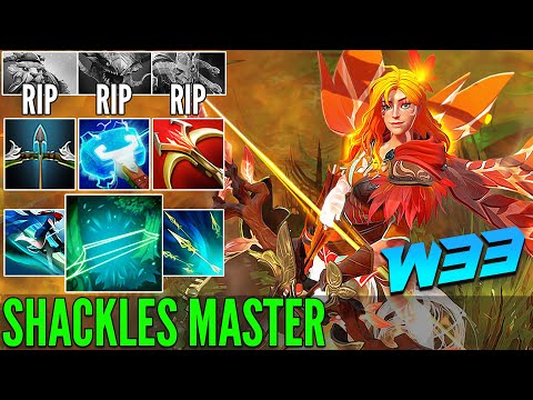 REAL MASTER OF SHACKLES  [ Alliance.W33 ]  Making Enemies Cry With Windranger on Mid Lane [ 7.31d ]
