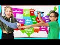 Throwing Darts At A Map And Making Slime Challenge
