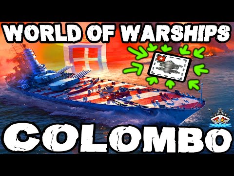 Colombo mit einzigartigen Modul "Verbesserter Entfernungsmesser" ⚓️ in World of Warships 🚢