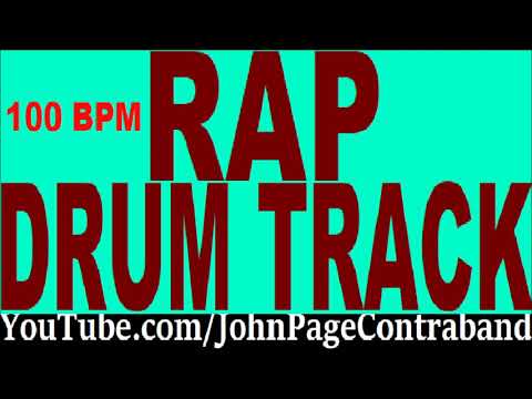 Rap Hip Hop Drum Beat Track 100 bpm 808 Bass