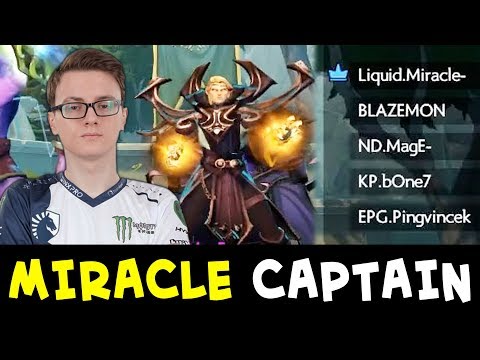 When Miracle team captain — Invoker last pick bait