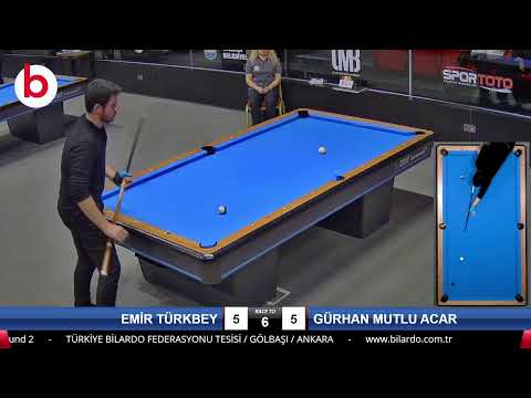 EMİR TÜRKBEY & GÜRHAN MUTLU ACAR Bilardo Maçı - 