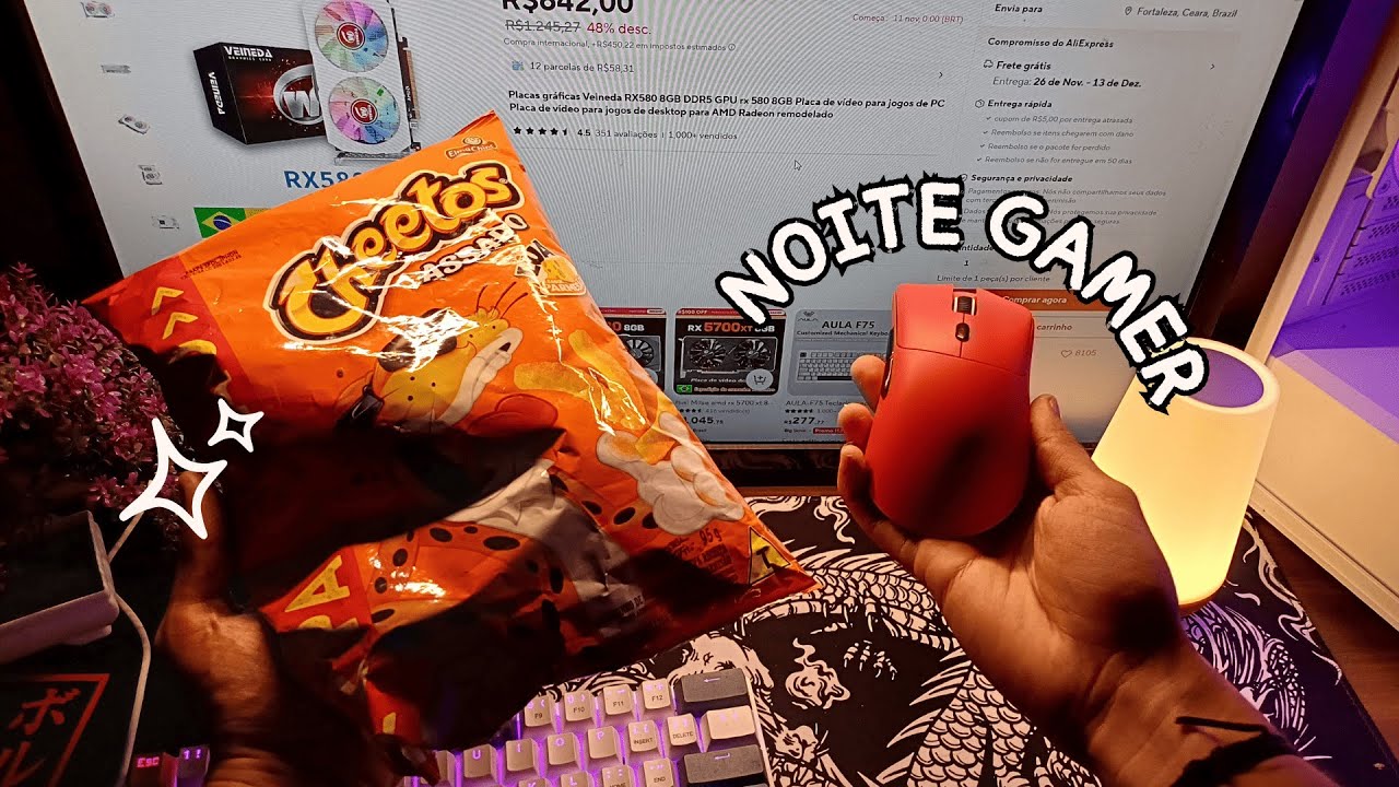 Uma Noite na Vida de um Gamer + Upgrades no Setup