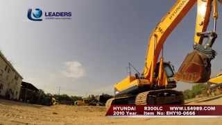 preview picture of video 'EHY10-0666 HYUNDAI R300LC 2010 YEAR USED EXCAVATOR LEADERS CONSTRUCTION MACHINERY LEADERS THUND'