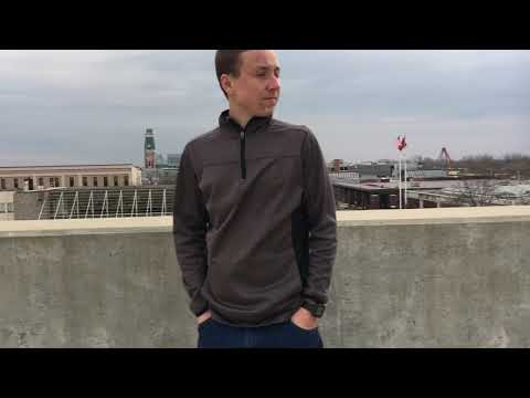 Nick rides the Thyssenkrupp Hydraulic Elevator at Cummins Parking Garage in Columbus, IN