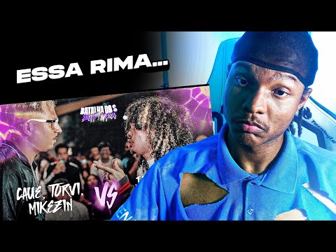 (GASTACÃO🔥) XAMUEL, TAVIN e JAPA x MIKEZIN, TORVI e CAUÊ | React | BATALHA DO S 2 ANOS - RUPTURA
