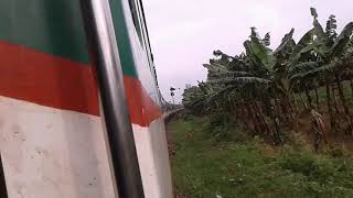 preview picture of video 'High Speed Sundarban Express passing Sofdarpur Railway Station....'