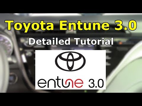 Toyota Entune 3.0 (2018) Detailed Tutorial and Review:...