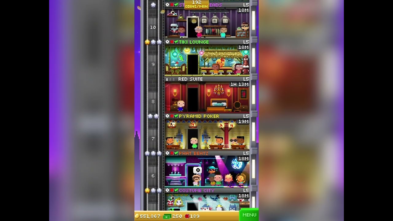 Tiny Tower Vegas Ep. 14: 100,000 Coins Earned!