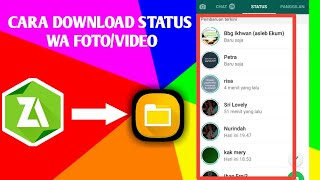 Download lagu CARA DOWNLOAD STORY WA FOTO/VIDEO - Zarchiver mp3 Download lagu CARA DOWNLOAD STORY WA FOTO/VIDEO - Zarchiver mp3