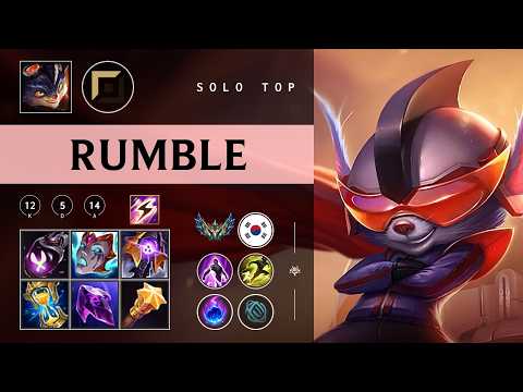 Rumble Top vs Fiora - KR Challenger Patch 26.03