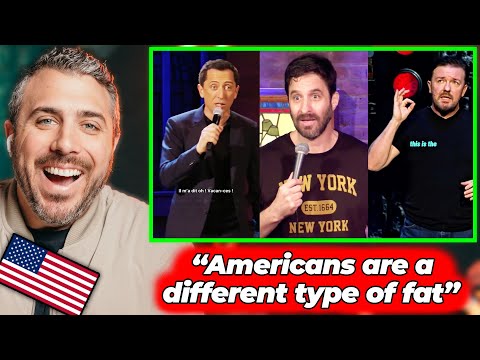 American Reacts to European Comedians...Did we just get ROASTED?!? 😂